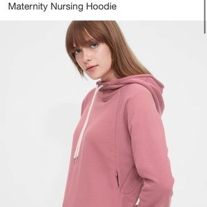 Gap maternity nursing hoody/hoodie Rosetta pink s